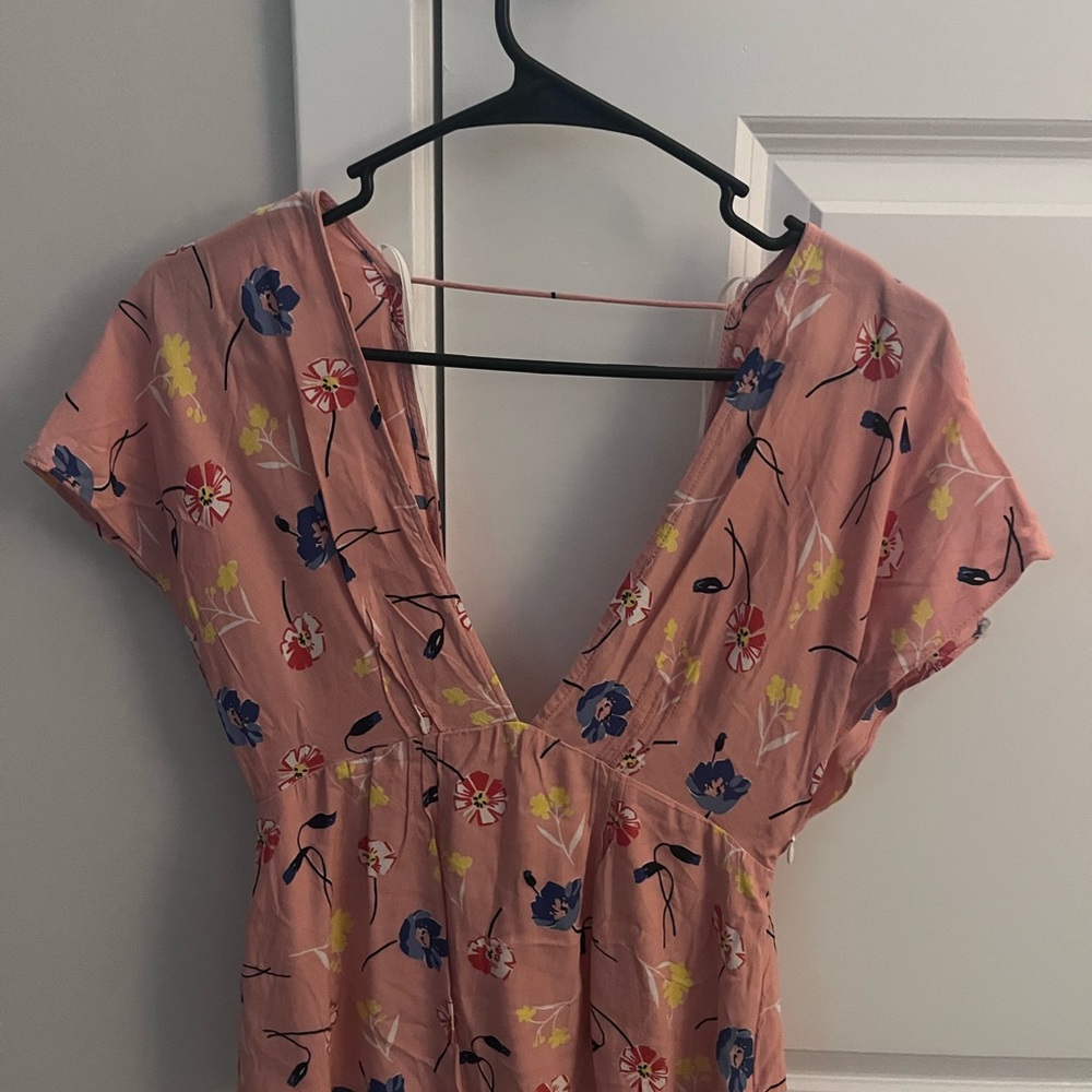 Zara Floral Peach Dress